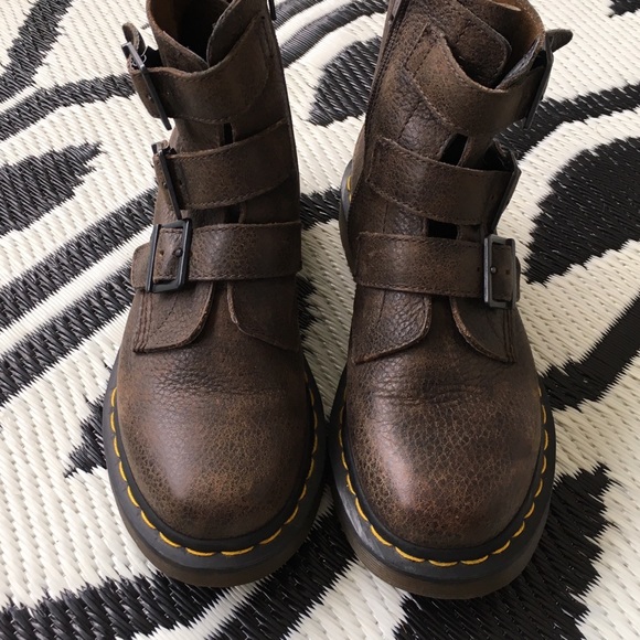 doc martens blake buckle boot